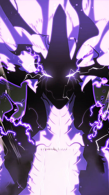Solo leveling, only i level up, death, korean, hunter sung jinwoo, king of the dead, monarch of dead, shadow army, armor form, shadow lord, hunter, mangwa, shadow monarch HD phone wallpaper