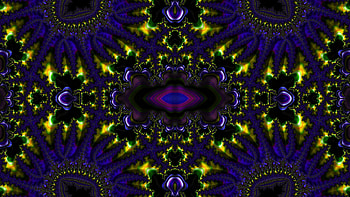 Trippy Psychedelic Fractal, trippy, psychedelic, aesthetic, blue, dark, Abstract, fractal, abstract blue HD wallpaper