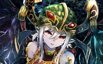 Reptilianne Echidna, manga, Yu-Gi-Oh, artwork, creative, Reptilianne Echidna Yu-Gi-Oh HD wallpaper
