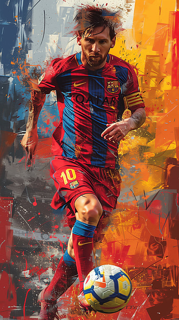 Messi Action-Packed Football, Lionel Messi HD phone wallpaper