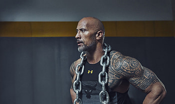 Dwayne Johnson, fitness, celebrity HD wallpaper