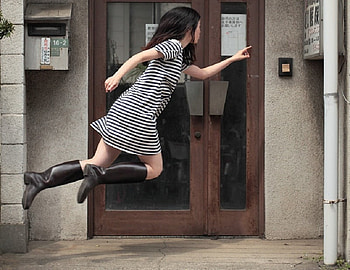 Newest Japanese Technology, girl, fly, boots, japan HD wallpaper
