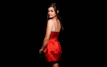 Actress Lucy Hale HD wallpaper