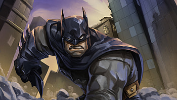 Batman Big, batman, superheroes, digital-art, artwork HD wallpaper