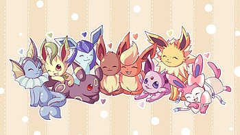 Gijinka Eevee evolutions , Pokmon HD wallpaper