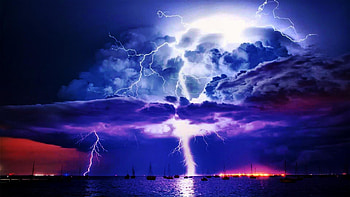 Real-lightning-storm-- HD wallpaper