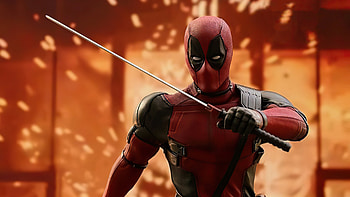 Deadpool Sword Hero, deadpool, superheroes, artwork HD wallpaper