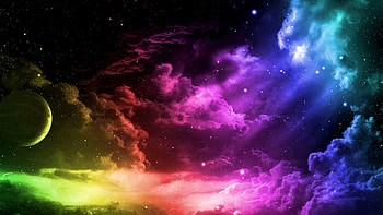 Beach Rainbow HD wallpaper