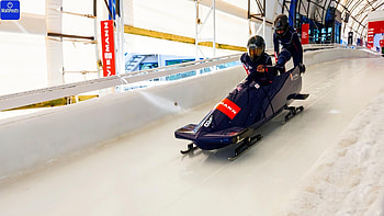Thrilling bobsleigh speeds, Luge and skeleton, Breathtaking descents, Winter sports excellence HD wallpaper