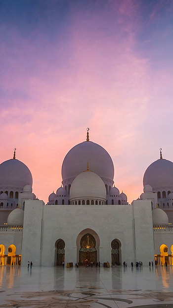 Islamic, Abu Dhabi, Mosque HD phone wallpaper