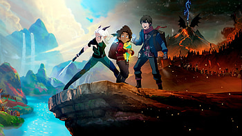 The Dragon Prince, Fantasy adventure, Magical realm, Stunning HD wallpaper
