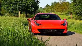 Cars, Front View, Ferrari 458 HD wallpaper