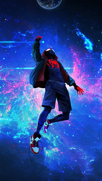 Miles Morales In Spider Man Into The Spider Verse Ultra, Cool Miles Morales HD phone wallpaper