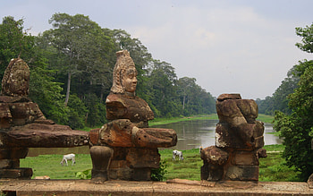 Landscape, Rivers, Monuments HD wallpaper