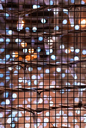 Lights, Glare, Miscellanea, Miscellaneous, Grid, Garland HD phone wallpaper