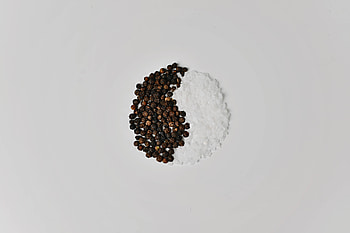 Pepper, Minimalism, Salt, Yin And Yang HD wallpaper