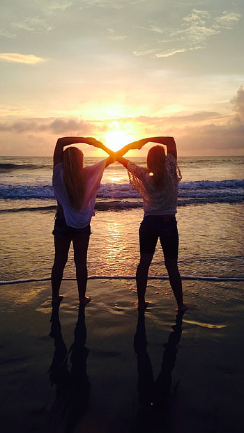 Best Friends, Besties Friends HD phone wallpaper