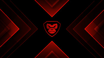 Axioo Pongo, dark, Orangutan, red HD wallpaper