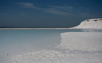 Nature, Rivers, Snow, Shore, Bank, Ocean HD wallpaper