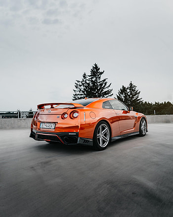 Sports, Nissan, Cars, Car, Sports Car, Side View, Spoiler, Nissan Gtr HD phone wallpaper