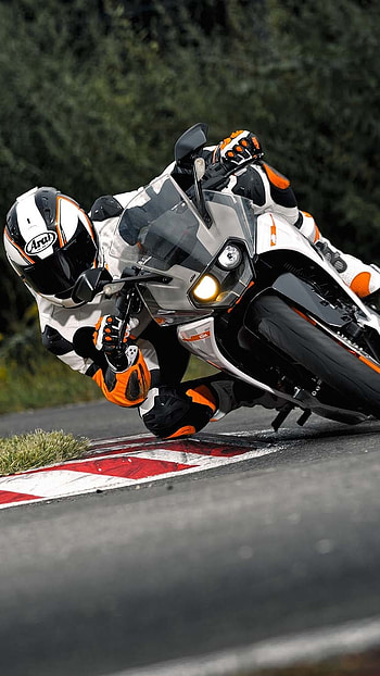 Ktm Rc 390, Sports Bike, Stunt HD phone wallpaper