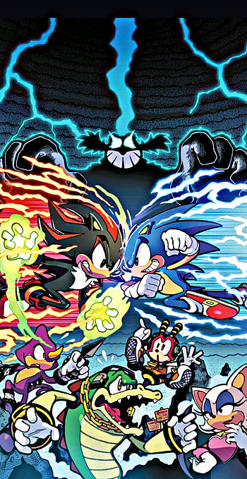 Sonic and Shadow, sonic the hedgehog, shadow the hedgehog HD phone wallpaper