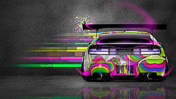 Nissan 300ZX JDM Back Domo Kun Toy Car 2014 HD wallpaper