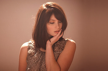 Brunette, Gemma Arterton, actress HD wallpaper