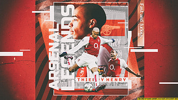 Thierry Henry, legend, arsenal, football HD wallpaper