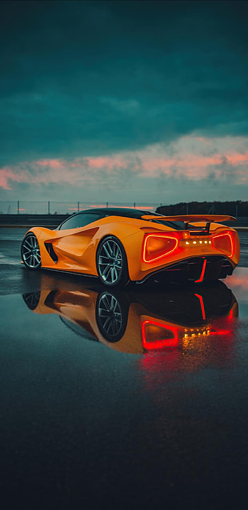 Sport car, cloud, sky HD phone wallpaper