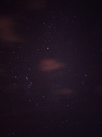 Starry sky, escuro, amoled, midnight, , night, dark, stars, FULL HD phone wallpaper