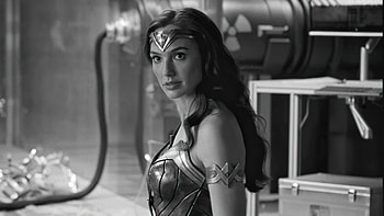 Wonder Woman Jl 2021, justice-league, 2021-movies, movies, wonder-woman, monochrome, black-and-white HD wallpaper