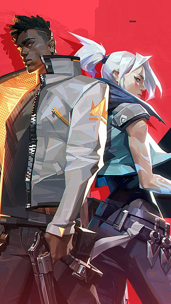 Phoenix n jett, phoenix, jett, game, valorant HD phone wallpaper