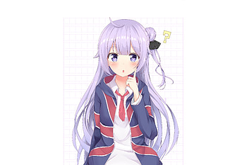 Curious, unicorn, azur lane, cute, anime HD wallpaper