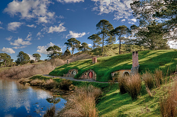 Hobbiton , Stunning backgrounds, Immersive visuals, Breathtaking HD wallpaper