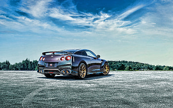 2022, Nissan GT-R T-spec, , rear view, exterior, purple GT-R, GT-R tuning, Japanese sports cars, Nissan HD wallpaper
