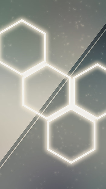 Grey Hexa Mob, minimalist, Abstract, artistic HD phone wallpaper
