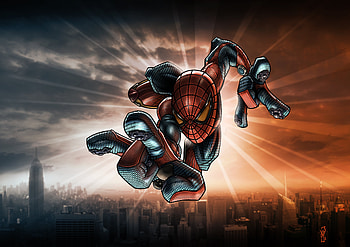 Amazing Spiderman Artwork, spiderman, superheroes, artwork, digital-art, deviantart HD wallpaper