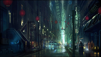 empty city street background - Google Search HD wallpaper