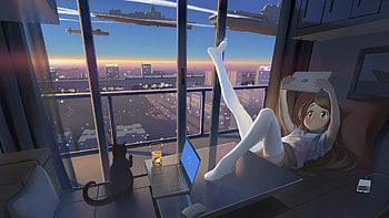 Lazy Evening (怠惰な夜) in HD wallpaper