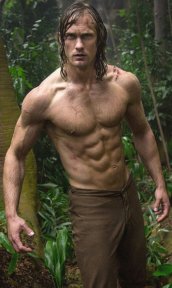 David Yates movies, Legend of Tarzan, Alexander Skarsgard's role, Jungle adventure HD phone wallpaper