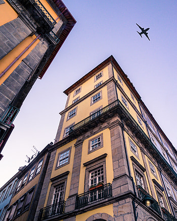 Cities, City, Building, Facade, Bottom View HD phone wallpaper