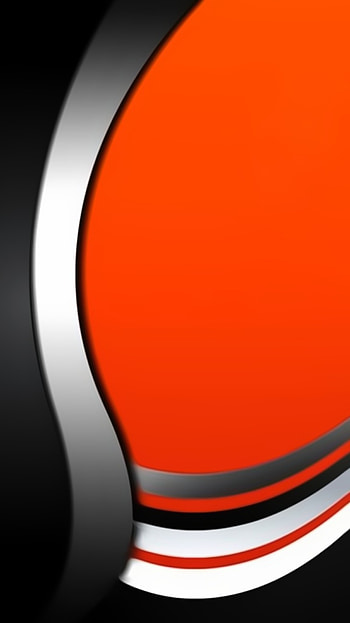 tech gamer black neon, orange, amoled, curves, material, shapes, texture, tints_and_shades, design, geometric, pattern HD phone wallpaper