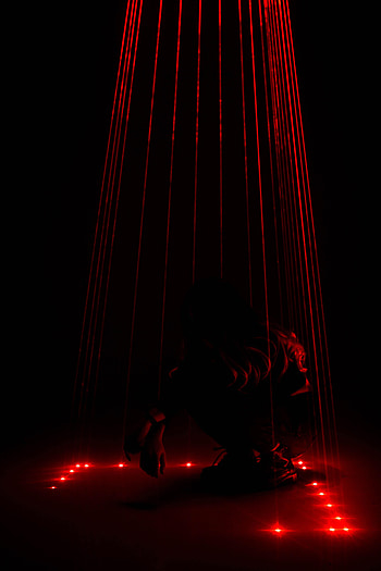 Dark, Shine, Light, Rays, Beams, Human, Person HD phone wallpaper