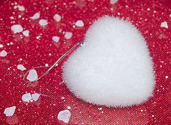 heart, white HD wallpaper