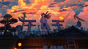The Lightning Feel, anime-girl, anime, artist, artwork, digital-art HD wallpaper