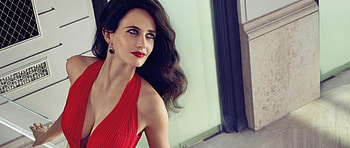 Eva Green in red, Fiery passion, Intense gaze, Alluring sensuality HD wallpaper