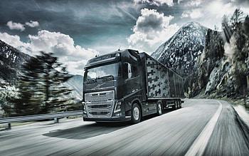 Volvo FH16, 2021, transport of goods, new gray FH16, cargo delivery, FH 16 750, transportation, Volvo HD wallpaper