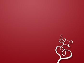 White Vector Heart, vector, white, heart, red HD wallpaper