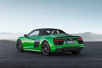 Audi R8 Spyder V10 Plus Rear, audi-r8-spyder-v10-plus, audi-r8, audi, 2017-cars, cars HD wallpaper